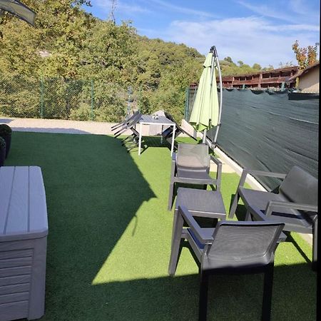 Appartamento F1 Avec Un Espace Jardin Gattières Esterno foto